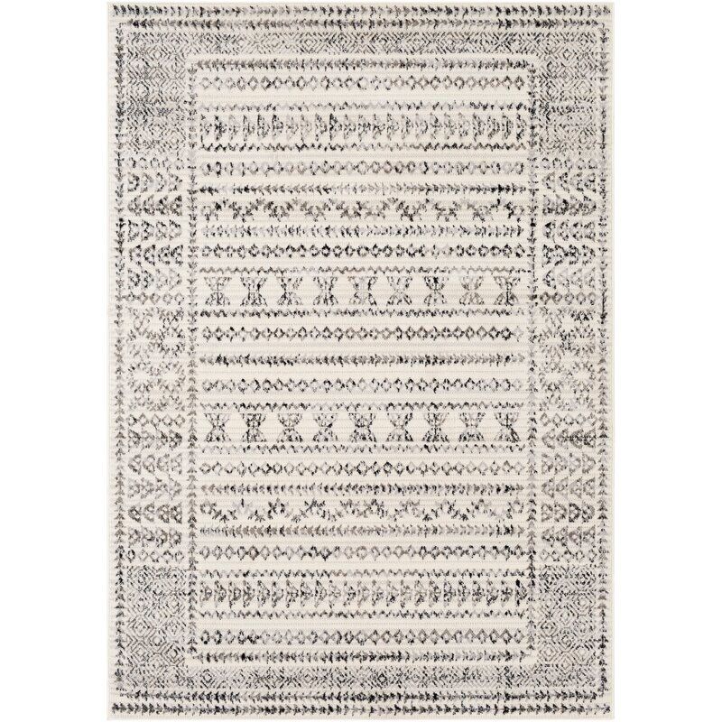 Kace Gray/Black/Ivory Area Rug added by Sarah Shuda