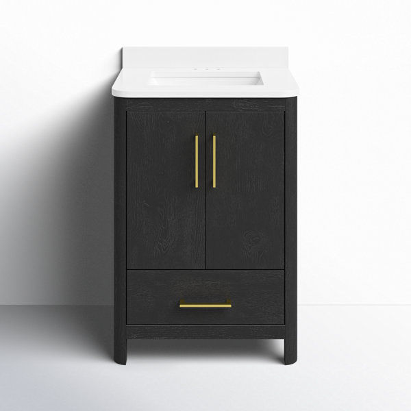 Austin 24 Single Bathroom Vanity with Top added by Ruthann R
