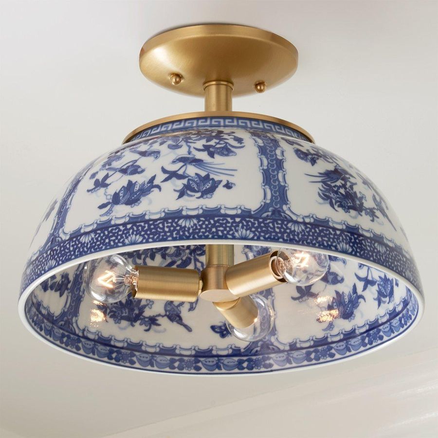 Jackie English Rose Semi-Flush Ceiling Light added by Savanah Seevers