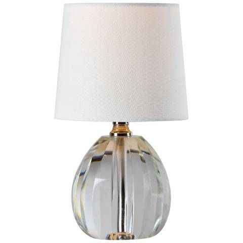 Renee 12" High Modern Clear Crystal Accent Table Lamp - #70A79 | Lamps Plus added by Alethia Vitale