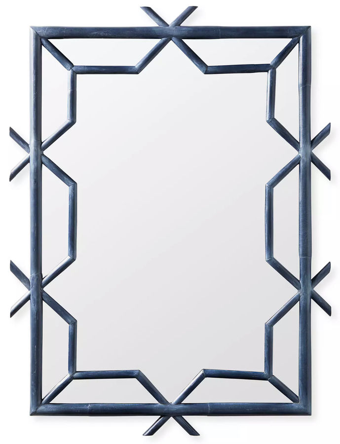 Lanai Rattan Mirror in Vintage Indigo added by Katherine Yeager