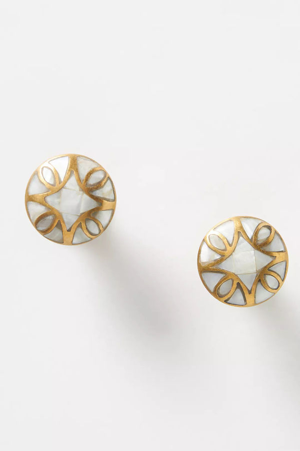Mother-of-Pearl Knobs, Set of 2 added by Alethia Vitale