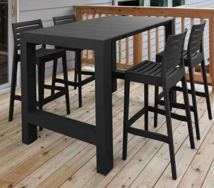 AllModern Farrah Square 4 - Person 39" Long Bar Height Dining Set | Birch Lane added by Lacey Kilfoyl