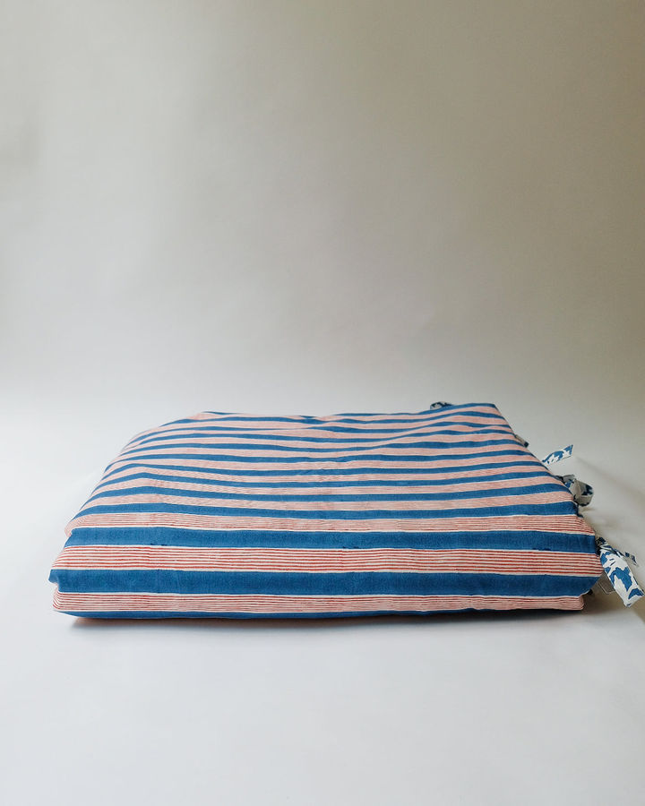 Indu - Hand Block-printed Reversible Duvet CoverQueen - 90x90" added by Jorie Braunold