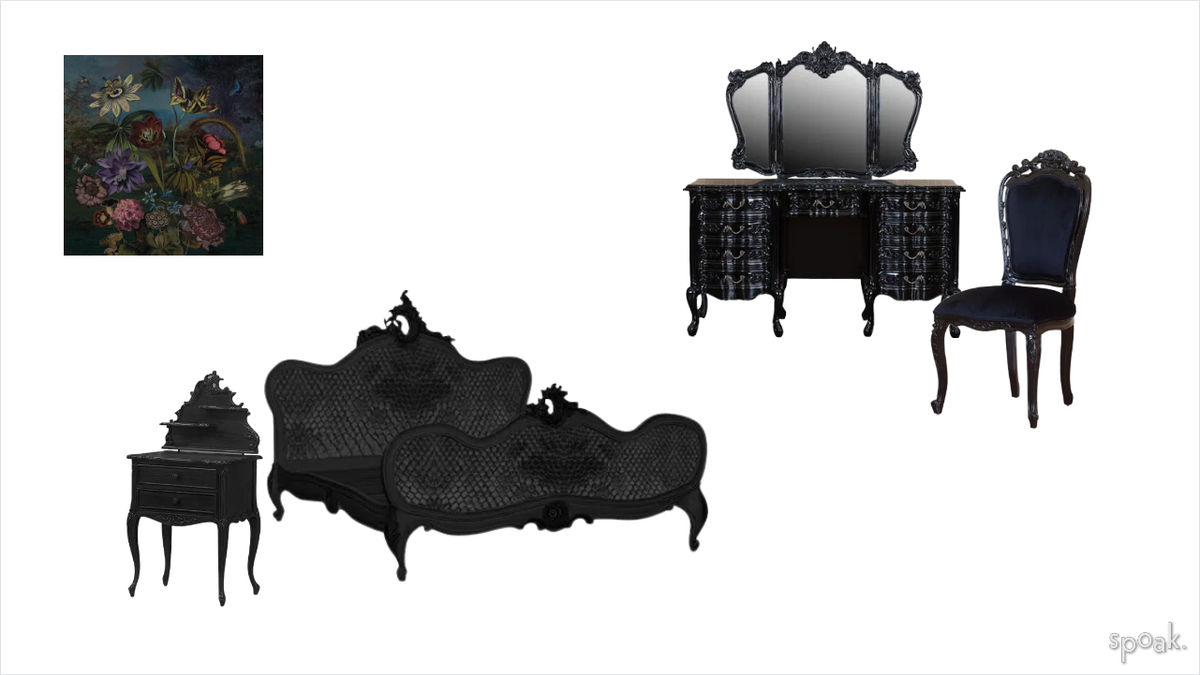 Vampire-Inspired Dark Academia Bedroom 🕯️🖤, image size:1200x675