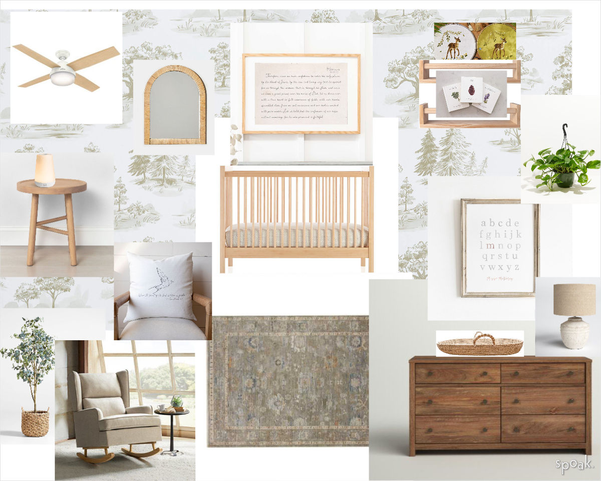 Rustic Nursery Inspiration designed by Lauren Clark