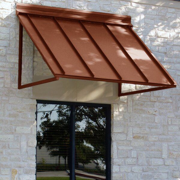 Awntech Houstonian Standing Seam Metal Fixed Awning added by Evie Leigh
