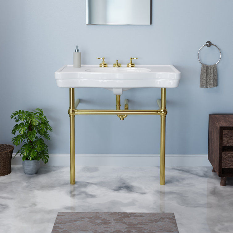 The Renovators Supply Inc. 30'' Tall White Porcelain SInk added by Modern Naturals Design Studio