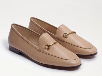 LORAINE BIT LOAFER Soft Beige Leather added by Kristina Blackford