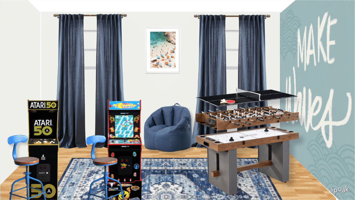 Game Room Ideas designed by Elissa Hall
