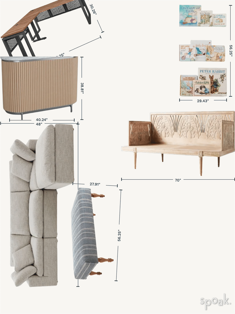 Play Room Floor Plan designed by Lauren Moreira