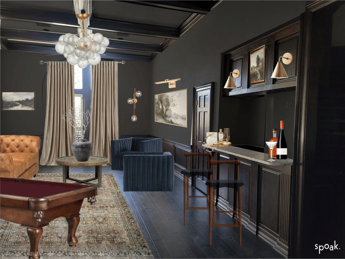 Game Room Inspiration designed by Sarah McNutt