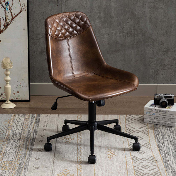 Keavey Faux Leather Task Chair added by Piper Stromatt