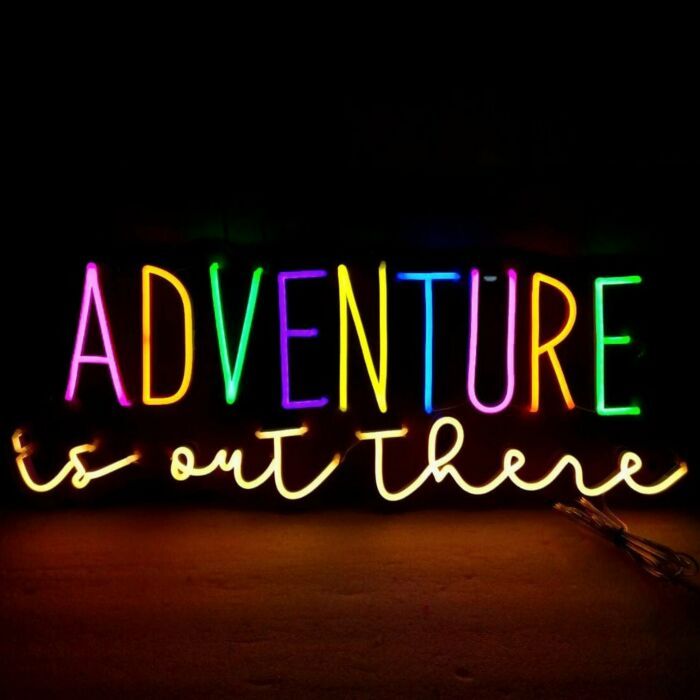 Adventure is Out There LED Neon Sign added by Hannah McKernan