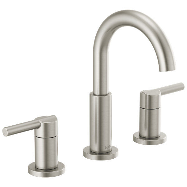 Nicoli Widespread Bathroom Faucet 3 Hole, 2-handle Bathroom Sink Faucet with Drain Assembly added by KH Design Concepts