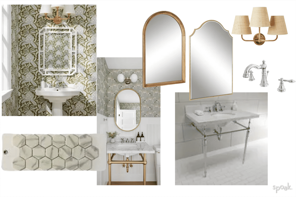Bathroom Inspo designed by Allison Keach