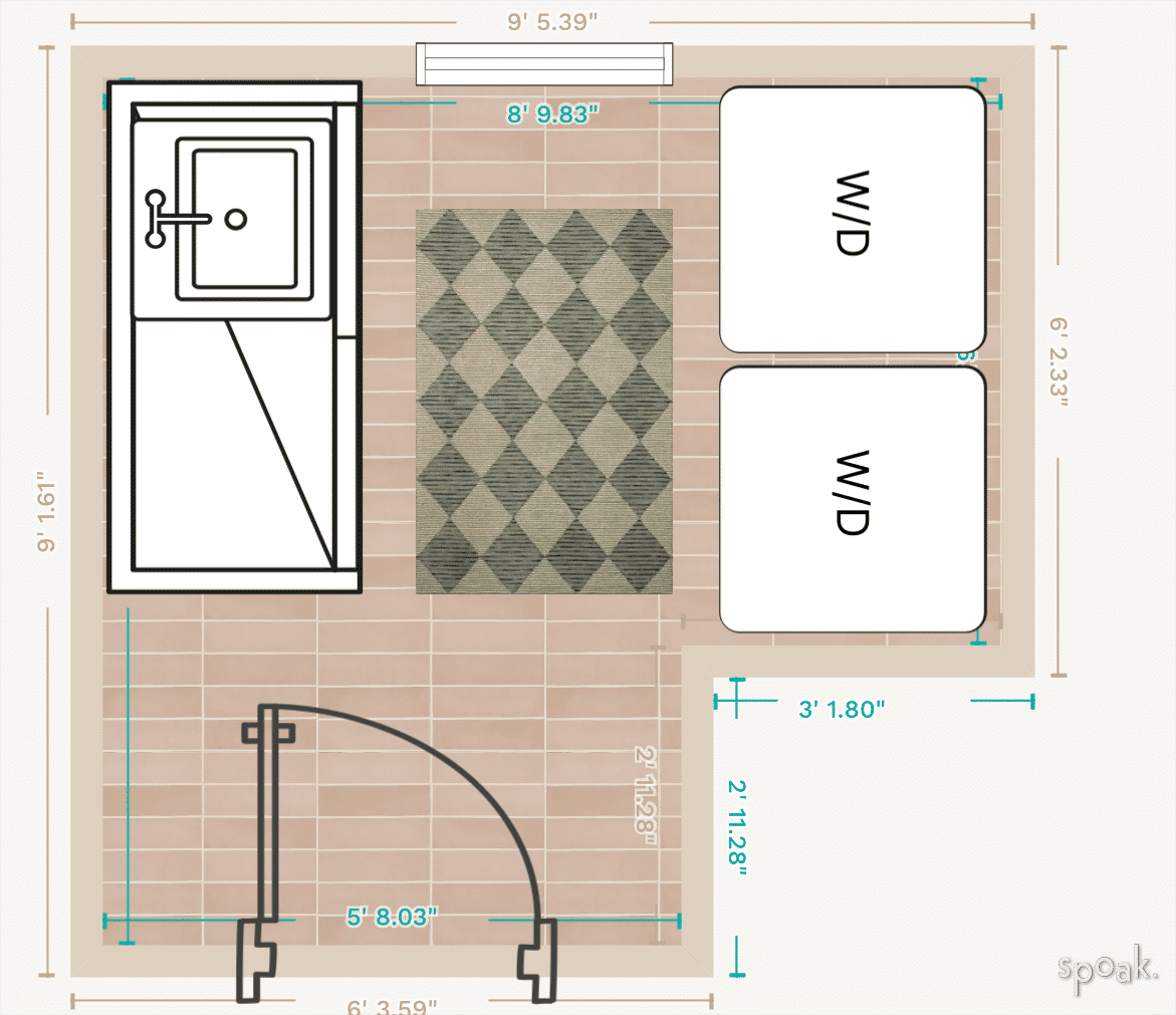 Bathroom Plan designed by David Sauer