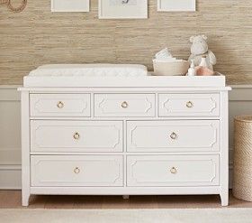 Ava Regency 7-Drawer Dresser & Topper Set (56w x 19d") added by Casey Malone