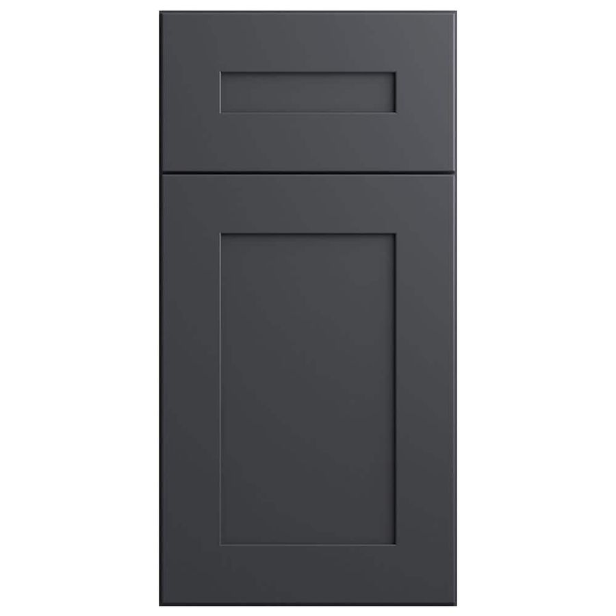 Home Decorators Collection Navarre Onyx Gray Shaker Assembled Plywood 0.75 in. x 3 in. x 30 in. Stock Kitchen Cabinet Filler Strip FS30-DO - The Home Depot added by Trinity Lightfoot