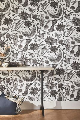 Folkloric Birds Wallpaper added by Katie Hoffman