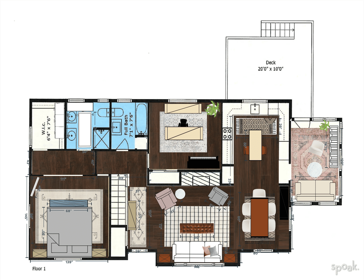 Two Story House Layout designed by Jackie Jircitano