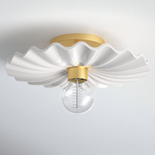 Carlotta Single Light Flush Mount added by Olga Dragieva