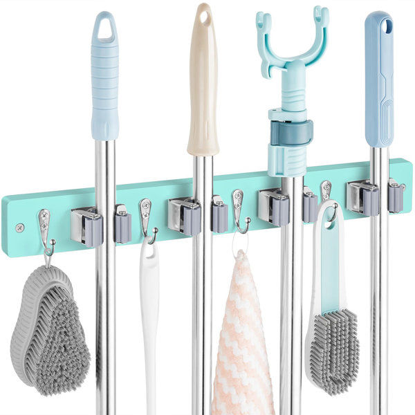 Mop Broom Holder Wall Mount added by Caitlin Ackerman