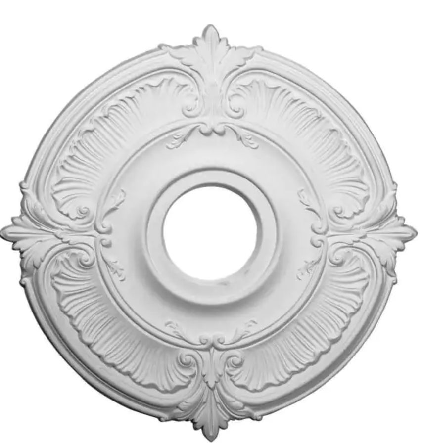 18" ceiling medallion added by Spoak Member