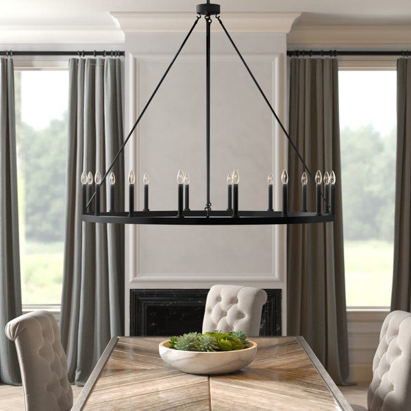 Finchley 16 - Light Dimmable Wagon Wheel Chandelier added by sallie tyler