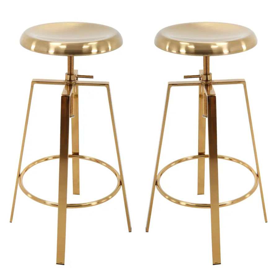 Carbon Loft Carr Backless Round-seat Height-adjustable Swivel Bar Stools added by Elizabeth Logan
