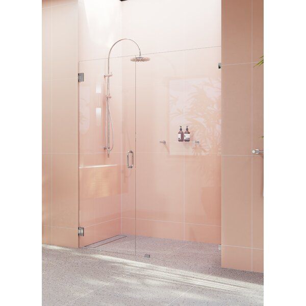 Illume 57.5 in. x 78 in. Fully Frameless Wall Hinge Shower Door added by Caitlyn Fitzpatrick