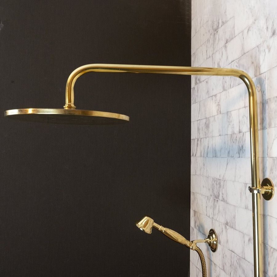 Exposed shower Round Head added by sarah spagnola