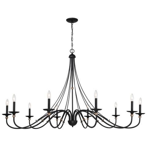 Minka Lavery Westchester County 60" Wide Sand Coal 10-Light Chandelier - #145J6 | Lamps Plus added by Sandy Schargel Interiors