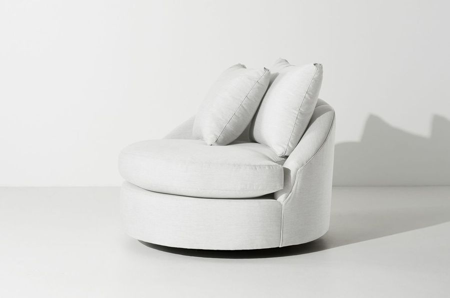 Barwick Indoor/Outdoor Swivel Chair added by Georgetown Home Stylist
