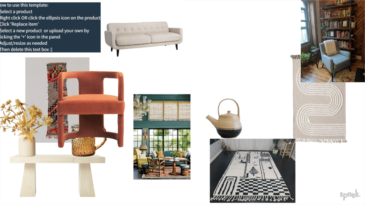 Cream Kitchen + Living Room Inspo designed by Tara Eshghi