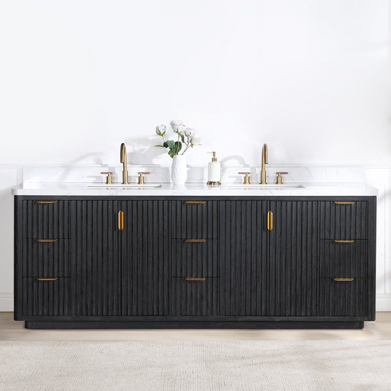 Joss & Main Adela 84" Double Bathroom Vanity Set & Reviews | Joss & Main added by Samantha Baird