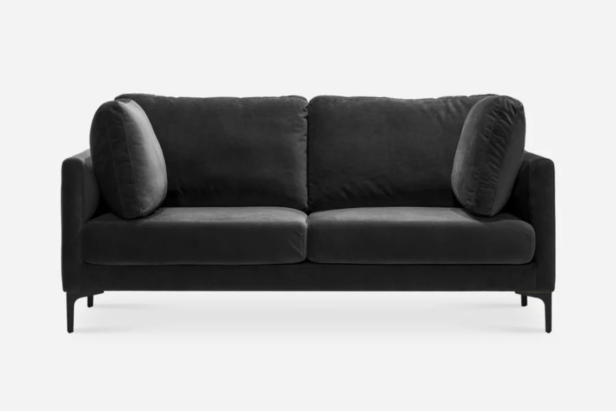 Adams Loveseat, Black, Pearl Beige | Castlery added by Victoria Wootton