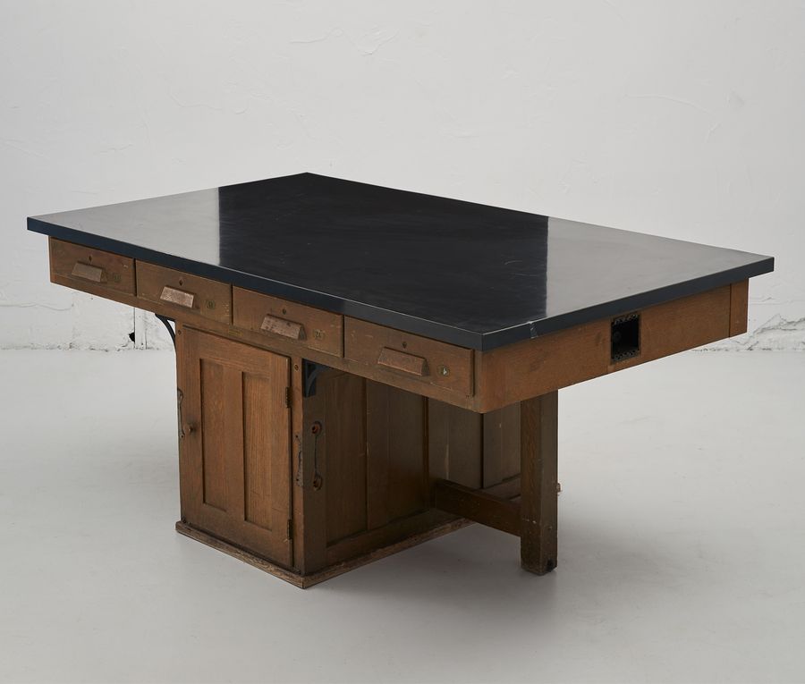 Sheldon Science Lab Table Black Wood Top added by Spoak Member