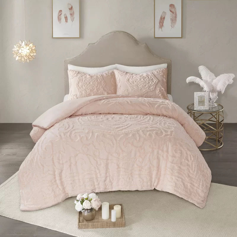 Montclare Tufted Chenille Cotton 3 Piece Medallion Duvet Cover Set added by Spoak Member