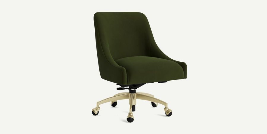 Elowen Swivel Desk Chair Cypress Velvet added by Bethesda Home Stylist