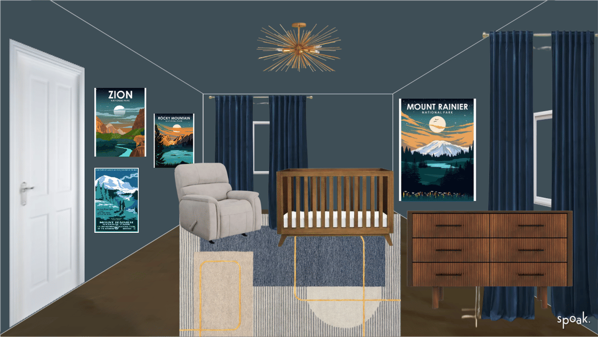 Nursery Ideas designed by Courtney ONeill