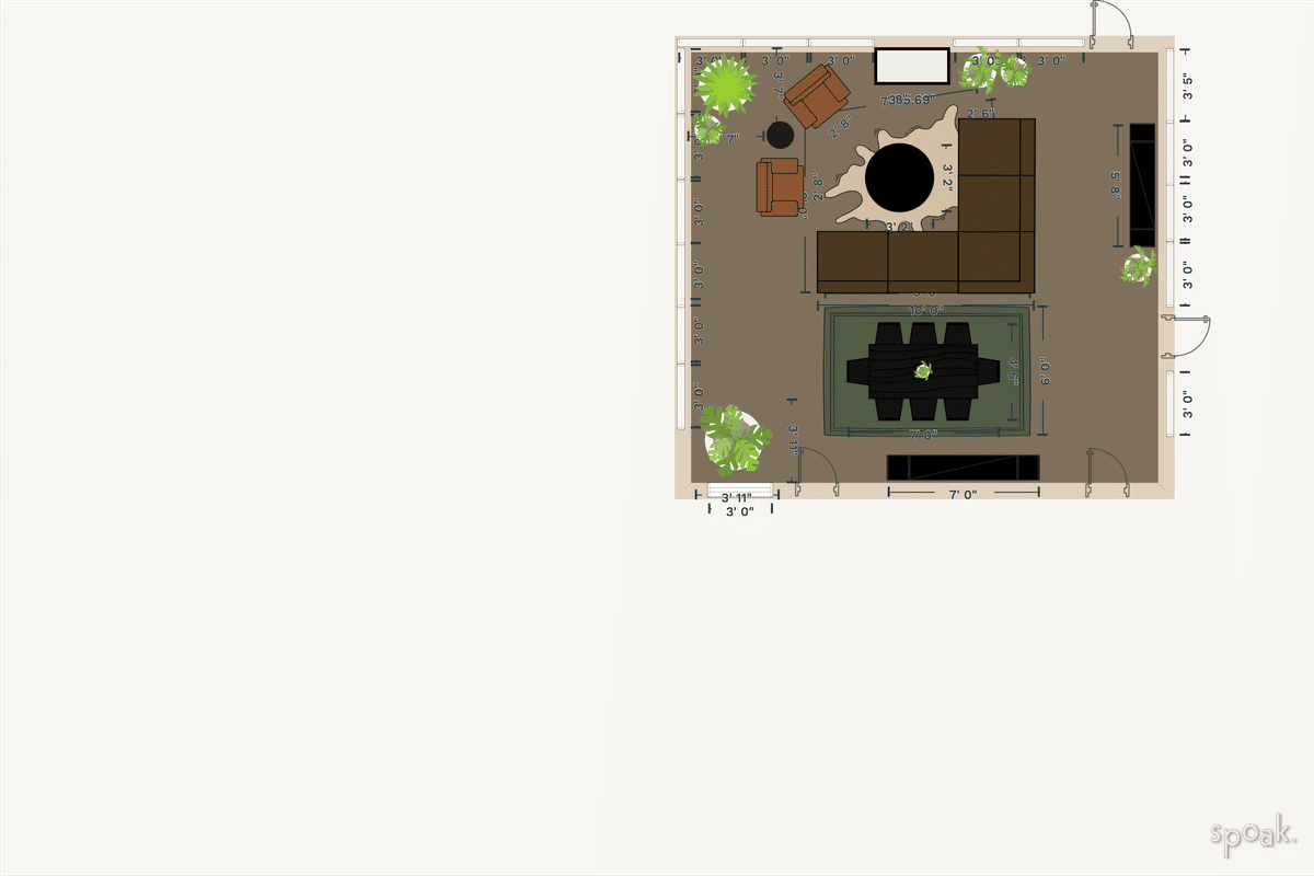 Living Room Layout designed by lacey felts