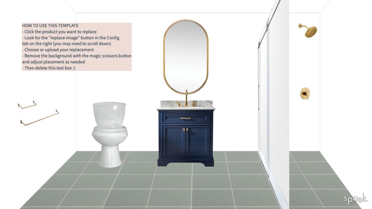 Bathroom Inspo designed by Spoak 