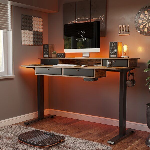 Emanuiel Height Adjustable Standing Gaming Desk added by Heather Hamel