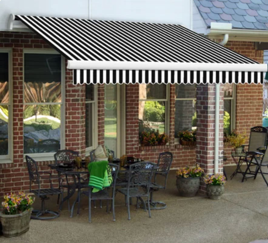 Awntech LX-Maui Motorized Manual Retraction Slope Patio Awning | Wayfair added by Spoak Member