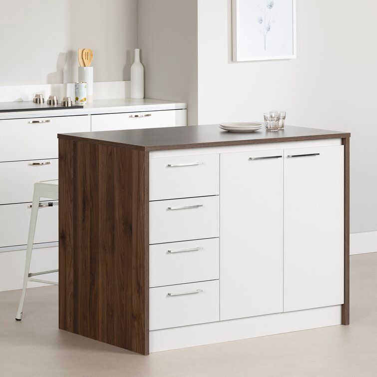 Myro 47.25'' Wide Kitchen Island added by Rescued Room Design