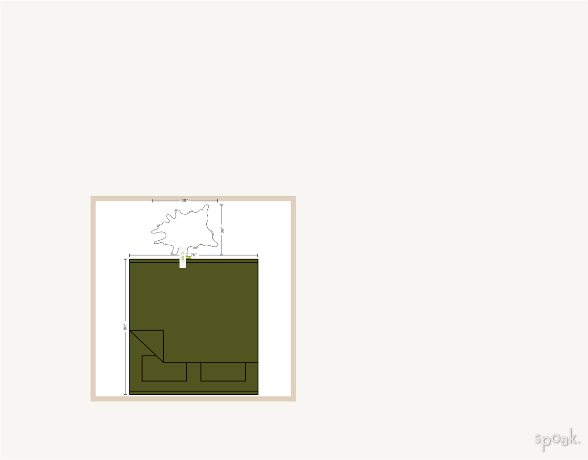 Bedroom Layout designed by Taylor Shelabarger