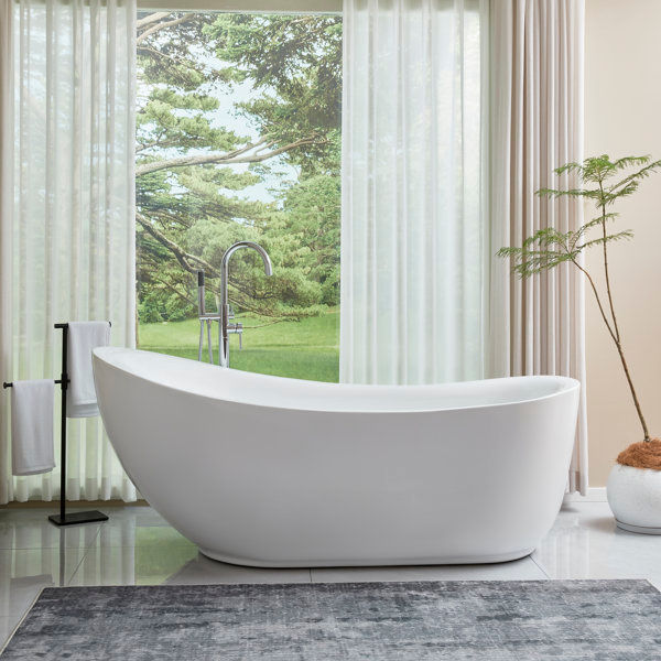 71" x 35" Freestanding Soaking Bathtub added by Rebekah Shipper
