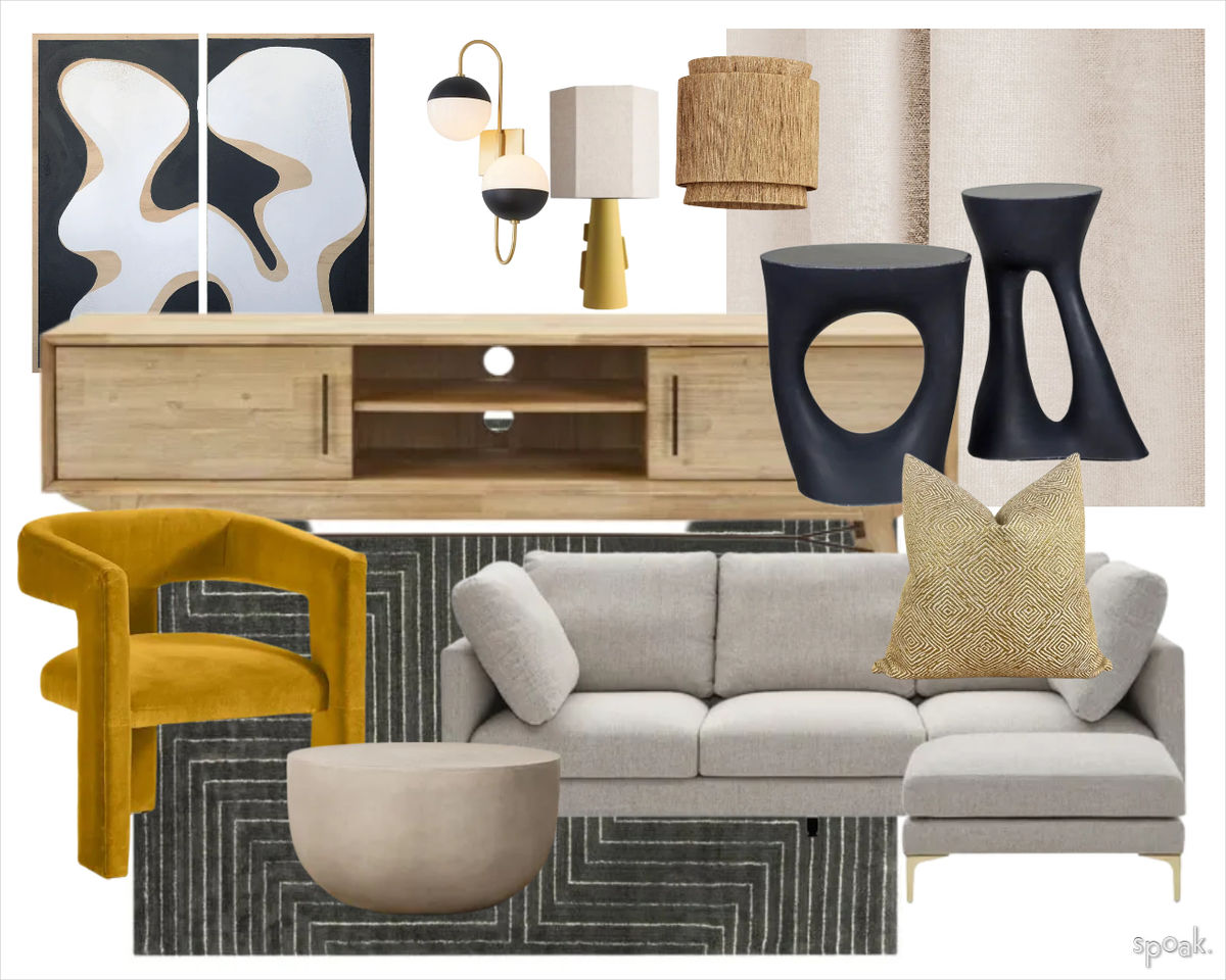 Kitchen + Living Room Inspo designed by Autumn Brown