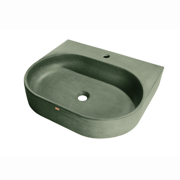 Konkretus Bahia 18.1'' Concrete U-Shaped Bathroom Sink added by Samantha Grifone